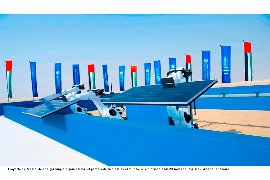 Masdar cierra una financiación de 5.329 millones para el mayor proyecto de energía limpia 24/7 del mundo
